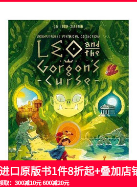 【现货】【Brownstone神话故事系列】李奥和蛇发女妖的诅咒 Leo and the Gorgon’s Curse 原版英文儿童漫画