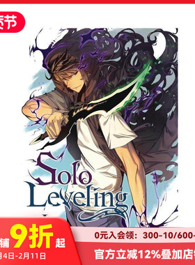 【现货】英文漫画 我独自升级 1 Solo Leveling Vol. 1 人气韩漫 DUBU主笔 Chugong原著 程肖宇 原版进口轻小说改编动漫 善本图书