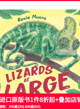 【预售】逍遥法外的蜥蜴：21种实际大小的非凡爬行动物 Lizards at