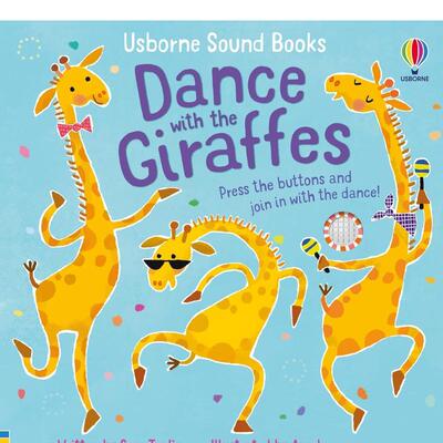 【预售】【发声书】与长颈鹿共舞 【Sound Books】Dance with the Giraffes 原版英文儿童趣味 善本图书