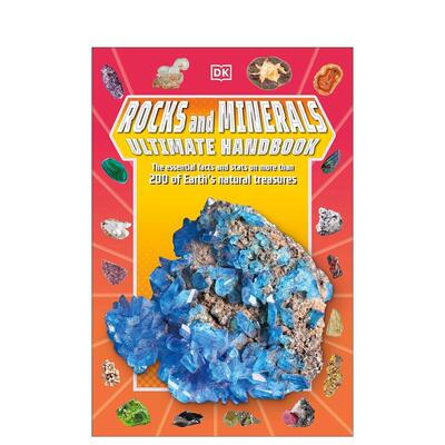 【预售】岩石和矿物的百科指南 【DK Ultimate Handbooks】Rocks and Minerals Ultimate Handbook 原版英文儿童绘本