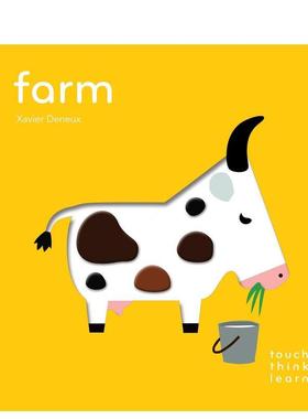 【预售】【触摸书】农场 【TouchThinkLearn】Farm 原版英文儿童趣味