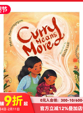 【预售】咖喱意味更深 Curry Means More 原版英文儿童绘本 善本图书