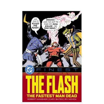 【预售】(预计3月出版)闪电侠：已逝快之人 【DC Finest】The Flash: The Fastest Man Dead 原版英文漫画书 善本图书