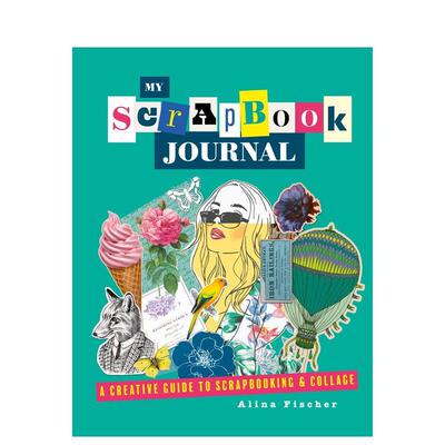 【预售】我的剪贴簿日志 My Scrapbook Journal 原版笔记本Notebook 善本图书