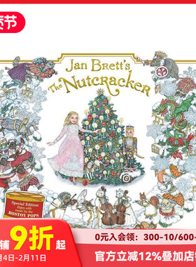 【预售】珍·布雷特 胡桃夹子 Jan Brett's the Nutcracker 原版英文儿童绘本
