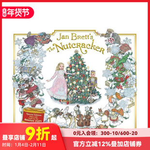 【预售】珍·布雷特 胡桃夹子 Jan Brett's the Nutcracker 原版英文儿童绘本
