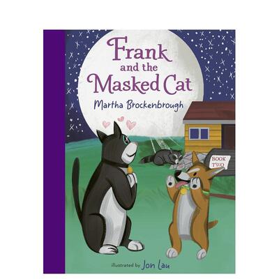 【预售】弗兰克和蒙面猫 全彩桥梁书 Frank and the Masked Cat 原版英文儿童桥梁书 善本图书