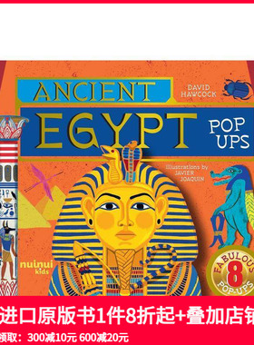 【预售】【古文明立体书】古埃及立体书 【Ancient Civilisations Pop-Ups】Ancient Egypt Pop-Ups 原版英文儿童立体
