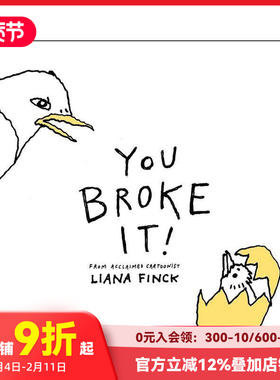【现货】英文漫画 是你毁了它 纽约客漫画家Liana Finck You Broke It!  原版英文漫画书 善本图书