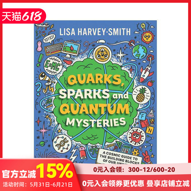 【现货】夸克、火花和量子之谜 Quarks， Sparks and Quantum Mysteries 原版英文儿童绘本 善本图书