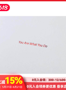 【预售】行为即自我 丹尼尔·阿诺德 You Are What You Do-Daniel Arnold 原版英文摄影作品集 锁线装 善本图书