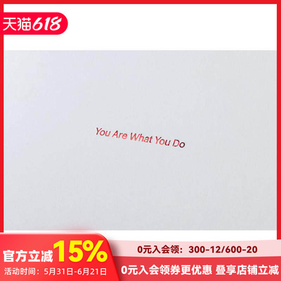 【预售】行为即自我 丹尼尔·阿诺德 You Are What You Do-Daniel Arnold 原版英文摄影作品集 锁线装 善本图书
