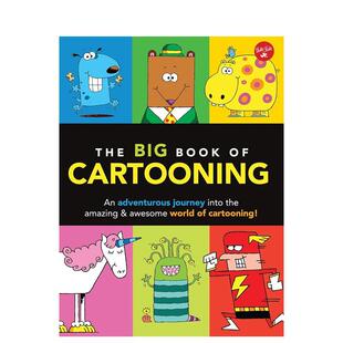 【现货】卡通漫画大书 The Big Book of Cartooning 原版英文儿童趣味