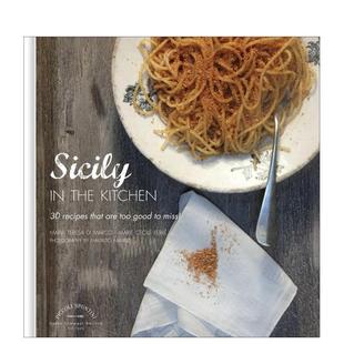 原版 善本图书 the Sicily 西西里厨房：不容错过 道食谱 英文餐饮生活美食 Kitchen 预售