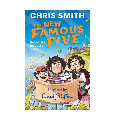 【预售】【五人探险队】五人组与走私密码之谜 【The New Famous Five】Five and the Smuggler's Code 原版英文儿童故事 善本图书
