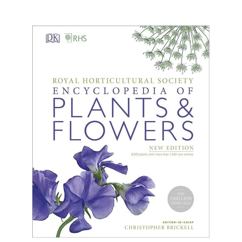 【预售】DK百科全书:植物和花卉 Encyclopedia Of Plants and Flowers 英文原版进口图书画册植物学花朵认知种植科普