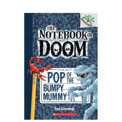 【现货】末日笔记6 木乃伊暴动 NOTEBOOK OF DOOM THE #6 POP OF THE BUMPY MUMMY 原版英文儿童桥梁书