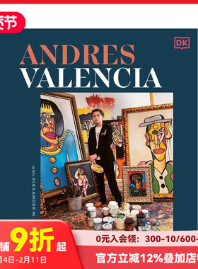 【预售】安德烈斯·瓦伦西亚：无规则绘画 andres Valencia: Painting Without Rules 原版英文艺术画册画集