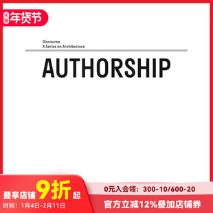 【预售】作者身份：话语、建筑系列 Authorship: Discourse  A Series on Architecture 英文建筑设计 原版图书外版进口书籍 Moni