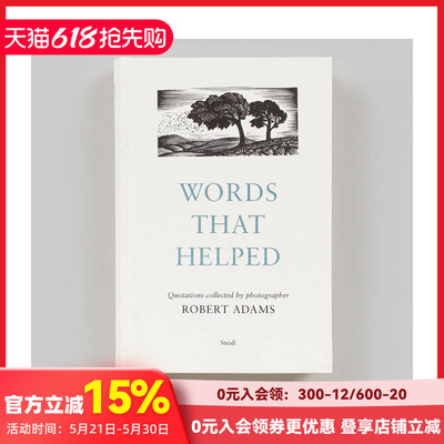 【现货】罗伯特·亚当斯：疗愈人心的文字  语录摄影收藏集 Robert Adams: Words That Helped 原版英文摄影 善本图书