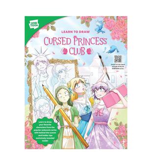 【预售】学会画被诅咒的公主俱乐部 Learn to Draw Cursed Princess Club 原版英文插画原画设定集