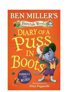 【预售】【童话森林】#2穿靴子的猫日记(精装） 【Fairytale Woods】Diary of a Puss in Boots 原版英文儿童桥梁书 Ben Miller