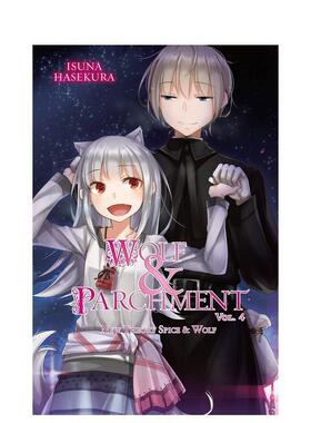 【预售】狼与辛香料 卷4 轻小说 Wolf & Parchment: New Theory Spice & Wolf 支仓冻砂 奇幻恋爱治愈 原版英文文学