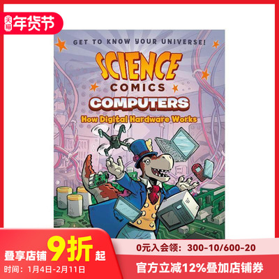 【预售】计算机：数字硬件的工作原理（精装） 【Science Comics】Computers 原版英文儿童漫画