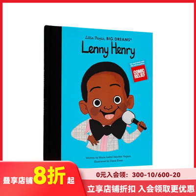 【现货】【小人物，大梦想】伦尼·亨利 【Little People，Big Dreams】Lenny Henry 原版英文儿童绘本 善本图书