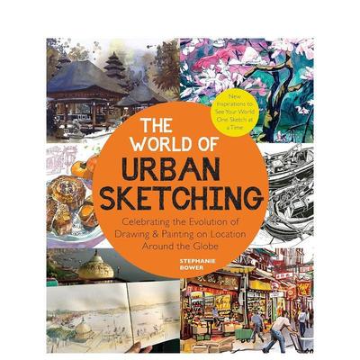 【预售】世界城市素描 The World of Urban Sketching 原版英文艺术画册画集
