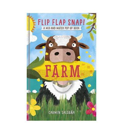 【预售】翻翻农场Flip Flap Snap! Farm 3岁以上儿童早教知识启蒙趣