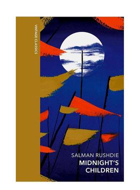 【预售】【1/4复古布脊经典】午夜之子 萨曼·鲁西迪 Midnight's Children 原版英文文学小说 善本图书