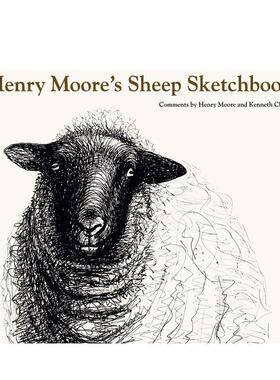 【现货】亨利·摩尔的绵羊素描本 Henry Moore's Sheep Sketchbook 原版英文艺术插画原画设定集进口原版善本图书