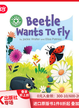 【预售】阅读冠jun 甲壳虫想飞 Reading Champion: Beetle Wants to Fly 原版英文儿童桥梁书 善本图书