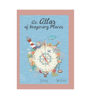 【现货】[PRESTEL出版]An Atlas of Imaginary Places 幻想地图集 儿童艺术绘本 3-6岁