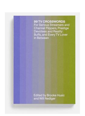 【预售】99道影视填字谜 99 TV Crosswords 原版英文生活 A24