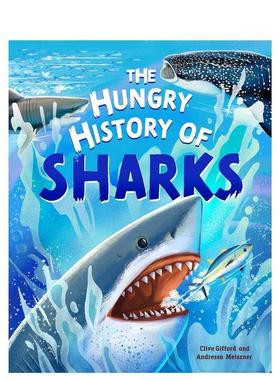 【现货】鲨鱼的饥饿历史 The Hungry History of Sharks 原版英文儿童绘本 善本图书