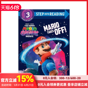 【预售】(预计4月出版)马里奥银河大电影：马里奥起飞！（精装）The Super Mario Galaxy Movie原版英文儿童分阶阅读