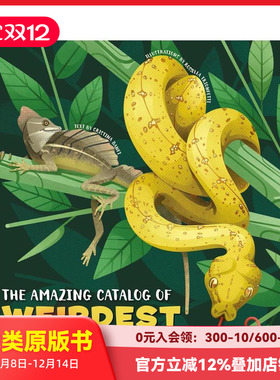 【预售】神奇爬行动物图鉴 The Amazing Catalog of Weirdest Reptiles 原版英文儿童绘本