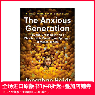 【现货】焦虑的一代 The Anxious Generation 原版英文心灵励志 善本图书