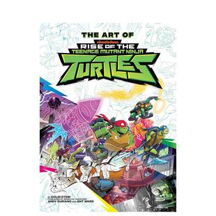 Teenage 英文艺术插画原画设定集 忍者神龟：崛起 Art The 预计4月出版 艺术设定集 Mutant原版 Rise 预售