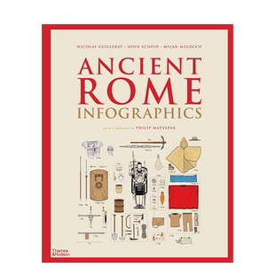 【现货】古罗马：信息图表 Ancient Rome: Infographics 人文历史 T&H 英文原版进口 善本图书