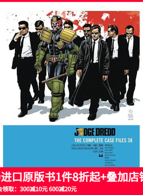 【预售】迪克判官：完整案件档案 38 Judge Dredd: The Complete Case Files 38 原版英文漫画书 善本图书