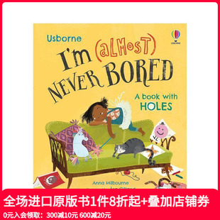 进口原版 善本图书 几乎 Almost Never I’m 我 从不感到无聊 英文儿童绘本 Bored 现货