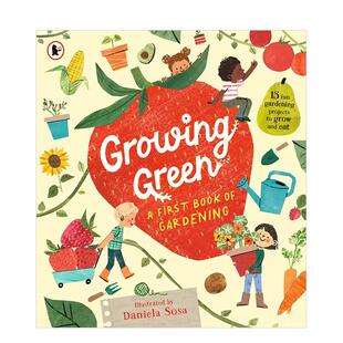 【现货】绿色生长 园艺启蒙 Growing Green: A First Book of Gardening 原版英文儿童绘本 Walker Books UK