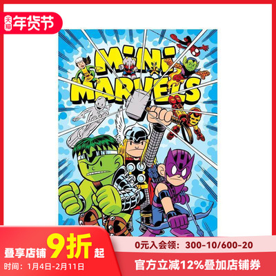 【预售】英文漫画 Marvel漫威 迷你漫威：浩克粉碎 Mini Marvels: