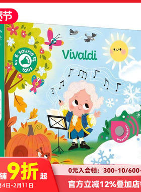 【预售】【我的音乐世界发声书】维瓦尔第 My World of Music Vivaldi 原版英文儿童趣味 善本图书