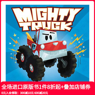 Truck 善本图书 绝版 Barton 现货 Mighty 儿童绘本 卡车 强大 城市人文 英文原版 交通工具 图书籍进口正版