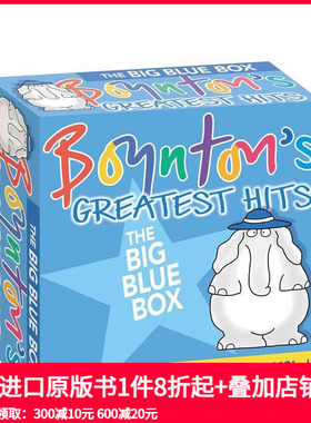 【预售】博因顿名曲大蓝盒（盒装） Boynton's Greatest Hits The Big Blue Box (Boxed Set) 原版英文儿童故事